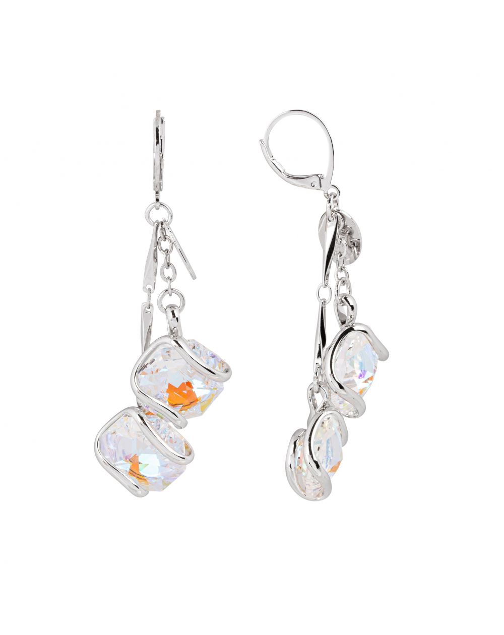 Swarovski blue crystal earrings