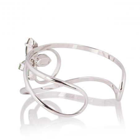 Andrea Marazzini bijoux - Bracelet cristal Swarovski Navette Emerald Papillon