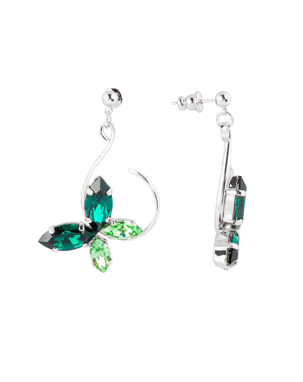 Boucles d'oreille Andrea Marazzini - Boucles d'oreilles  Emerald Papillon
