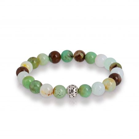 Bracelet Göshö [Santé] Chrysoprase - Pierres naturelles