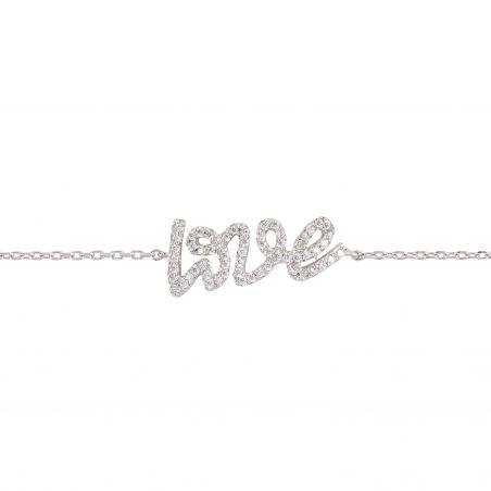 Bracelet Love empierré - Bijoux et bracelet en argent 925
