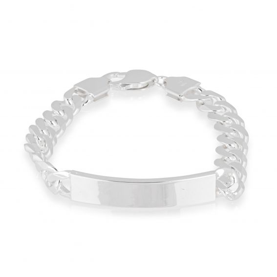 Matricule homme épais 4cm - Bracelet en argent 925