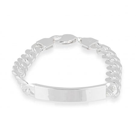 Matricule homme épais 4cm - Bracelet en argent 925