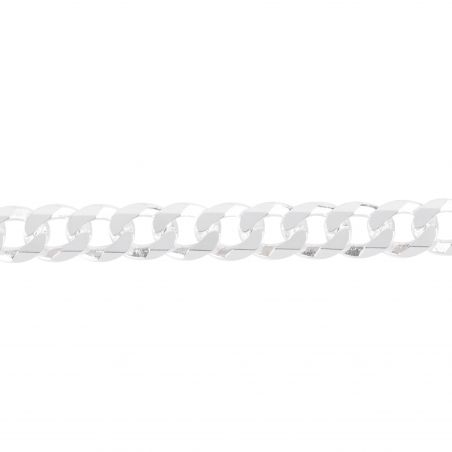 Bracelet homme maille gourmette 7,5mm - Bracelet en argent 925