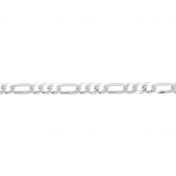 Bracelet homme maille figaro 3+1 - 8mm - Bracelet en argent 925