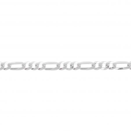 Bracelet homme maille figaro 3+1 - 8mm - Bracelet en argent 925