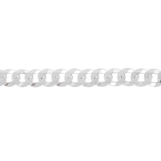 Bracelet homme maille figaro 3+1 large - 10mm - Bracelet en argent 925