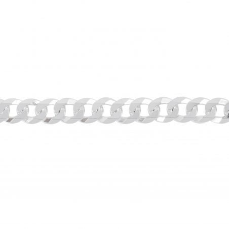 Bracelet homme maille figaro 3+1 large - 10mm - Bracelet en argent 925