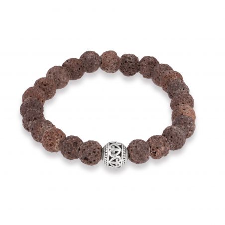 Bracelet Göshö [Emotions] Pierre de lave - Pierres naturelles