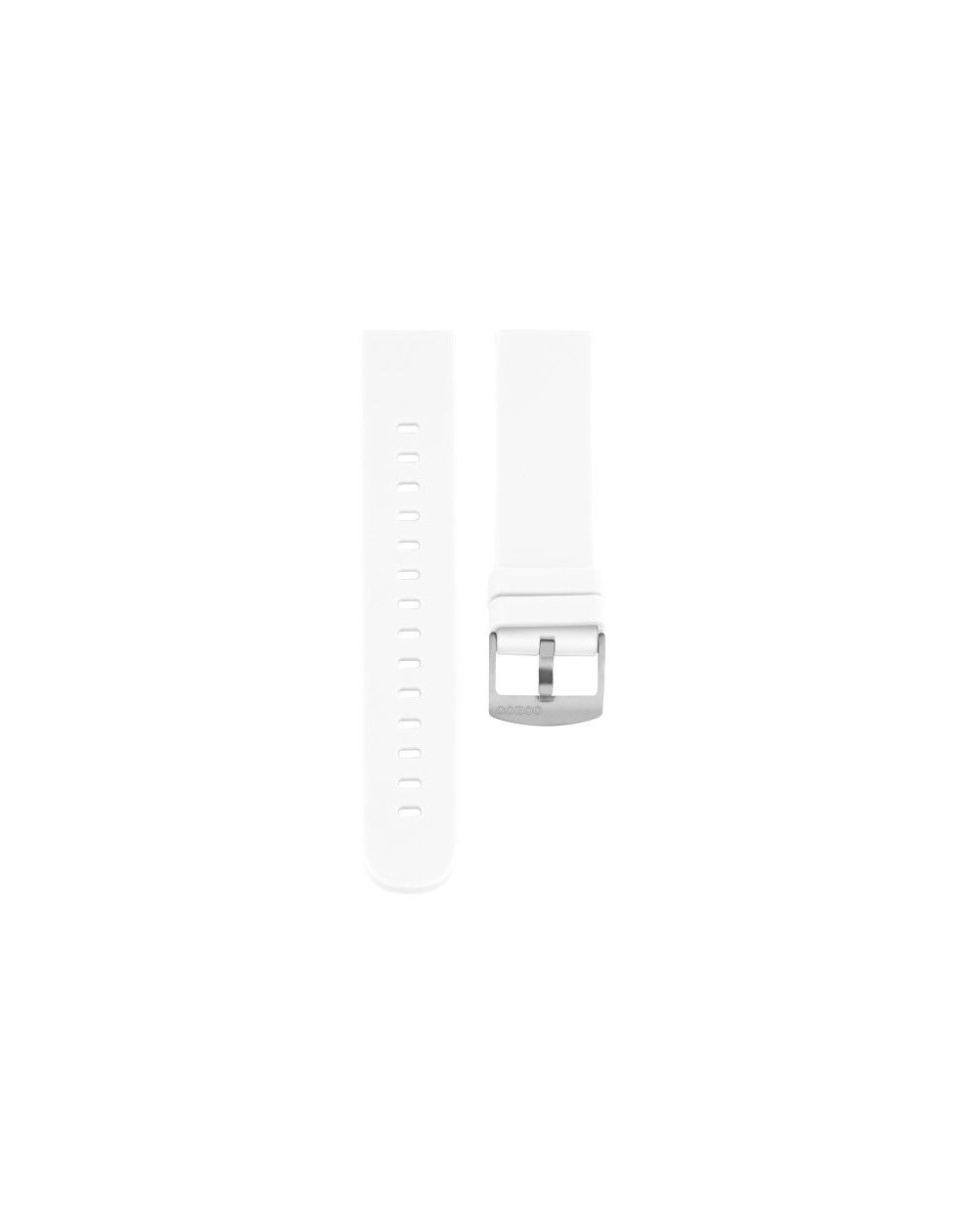 Bracelet montre connecté OOZOO caoutchouc blanc - 404.20 - Marque OOZOO