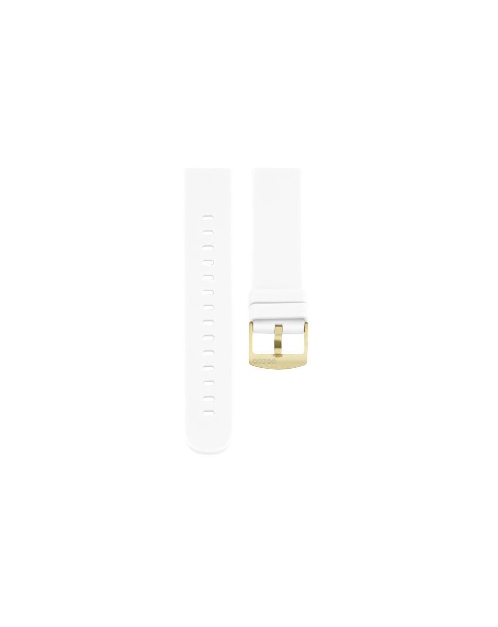 Bracelet montre connecté OOZOO caoutchouc blanc - 410.20 - Marque OOZOO