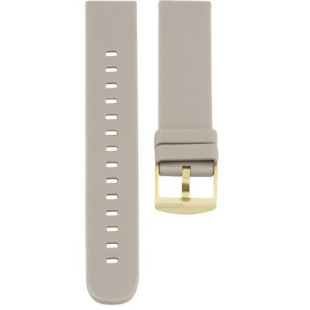 Bracelet montre connecté OOZOO caoutchouc taupe - 407.20 - Marque OOZOO