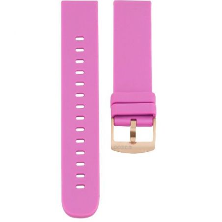 Bracelet montre connecté OOZOO caoutchouc fuchsia - 420.20 - Marque OOZOO