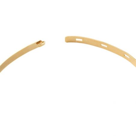 Jonc doré à personnaliser - Bracelet personnalisable, Bijoux plaqué or 18k