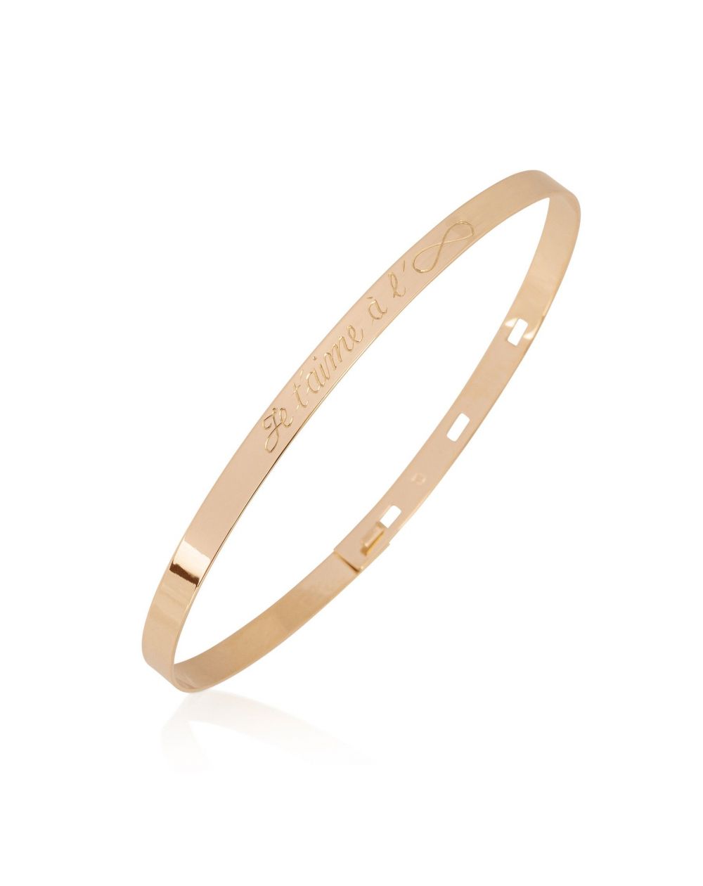 Silver name bracelet