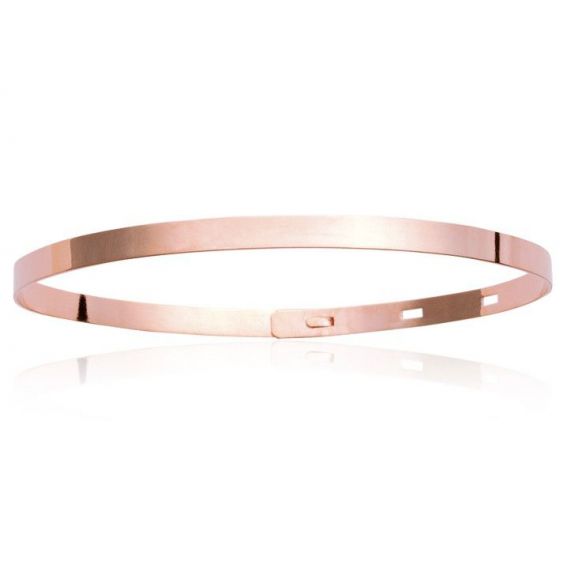 Jonc doré à personnaliser - Bracelet personnalisable, Bijoux plaqué or 18k