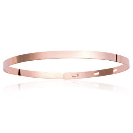 Jonc doré à personnaliser - Bracelet personnalisable, Bijoux plaqué or 18k