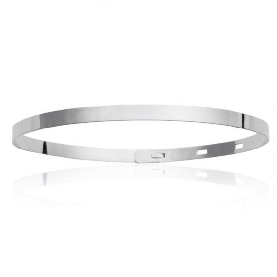 Silver name bracelet