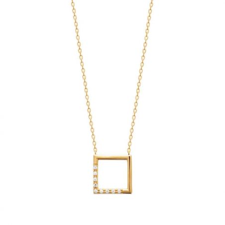 2 glijdende zilveren verenketting