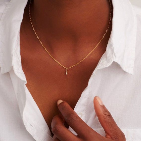 Collier Diamanti Per Tutti Twinkle - Bijoux en argent avec diamants