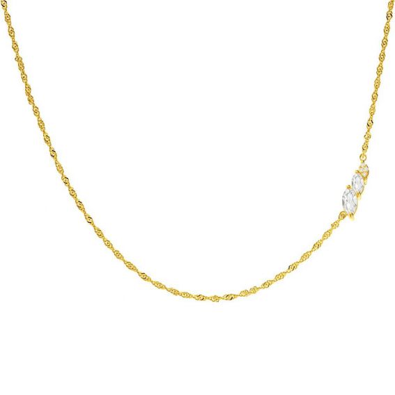 Collier Diamanti Per Tutti Swan - Bijoux en argent avec diamants