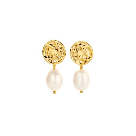 Boucles d'oreilles Coco - 2 diamants - Bijoux en argent 925