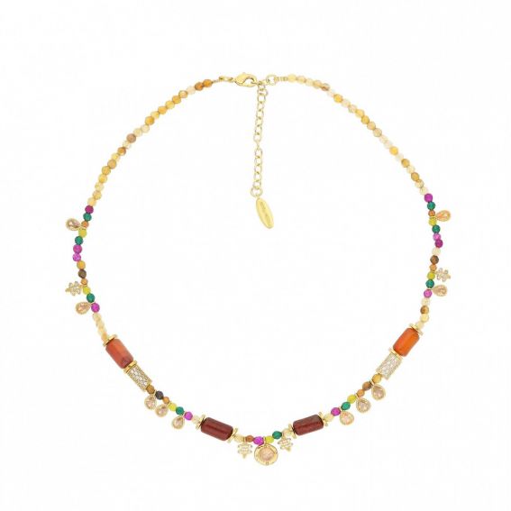 Tamouré black necklace