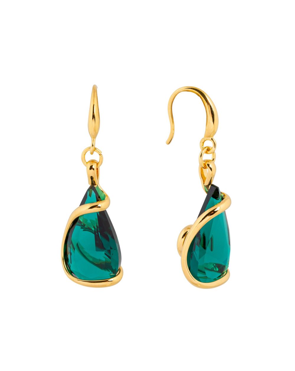 Boucles d'oreille Andrea Marazzini - Florence Emerald Courtes