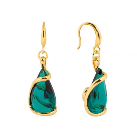 Boucles d'oreille Andrea Marazzini - Florence Emerald Courtes