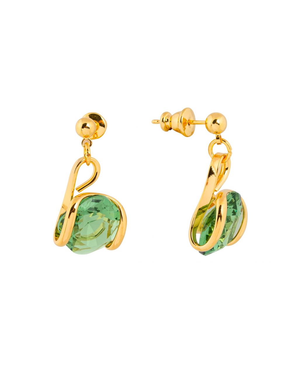 Boucles d'oreille Andrea Marazzini - Mini Fernet Green courtes
