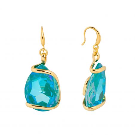 Swarovski blue crystal earrings