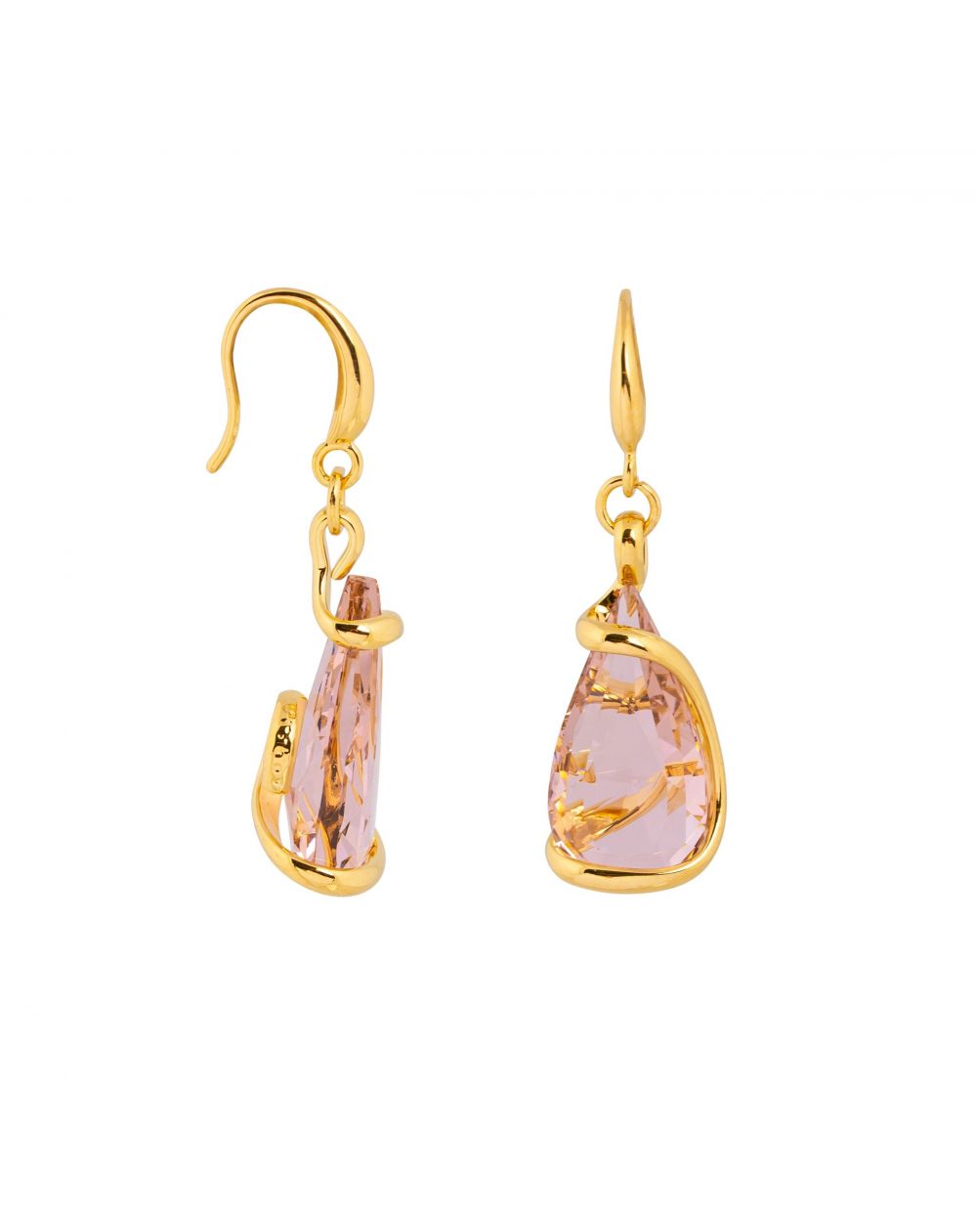 Swarovski blue crystal earrings