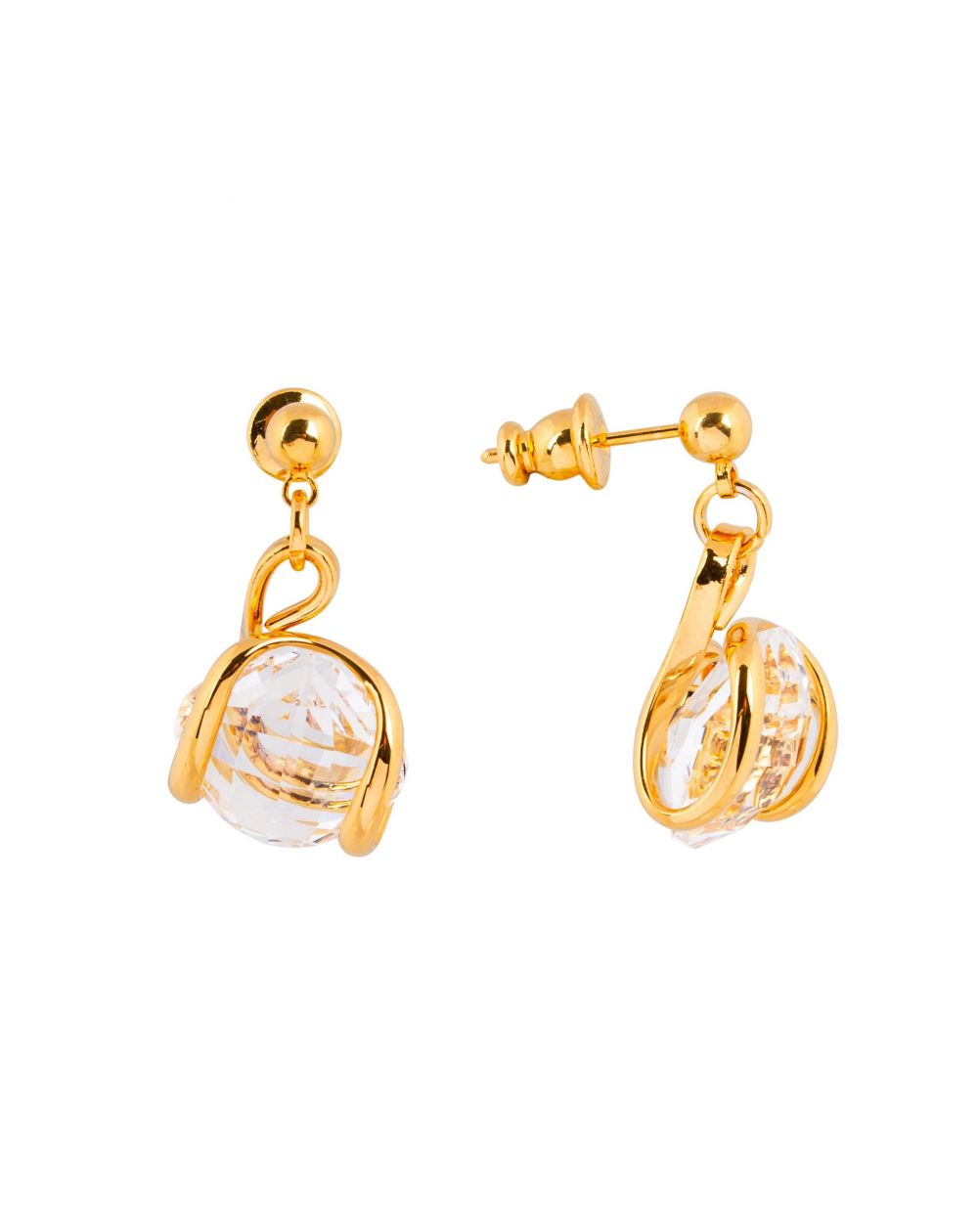 Swarovski blue crystal earrings