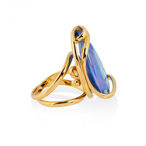 Moondust zwarte ring