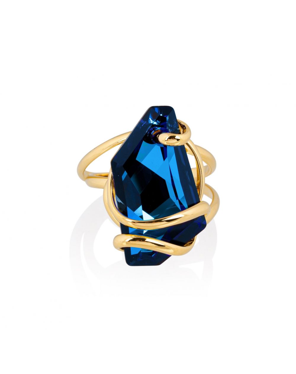 Andrea Marazzini - Bague cristal Swarovski De Art Bermuda Blue