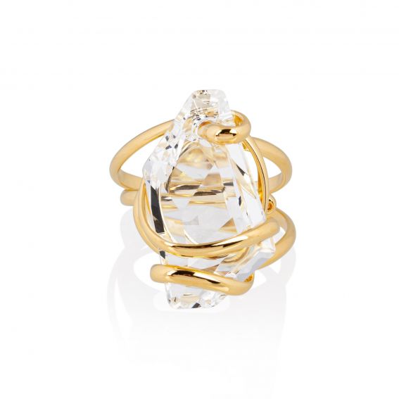 Moondust zwarte ring