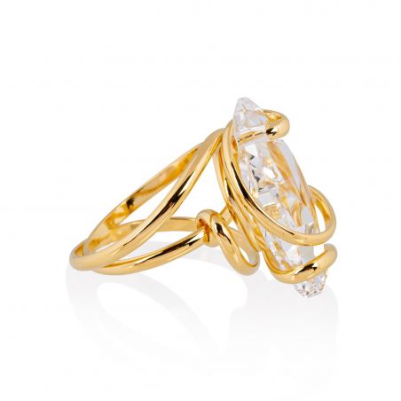 Moondust zwarte ring