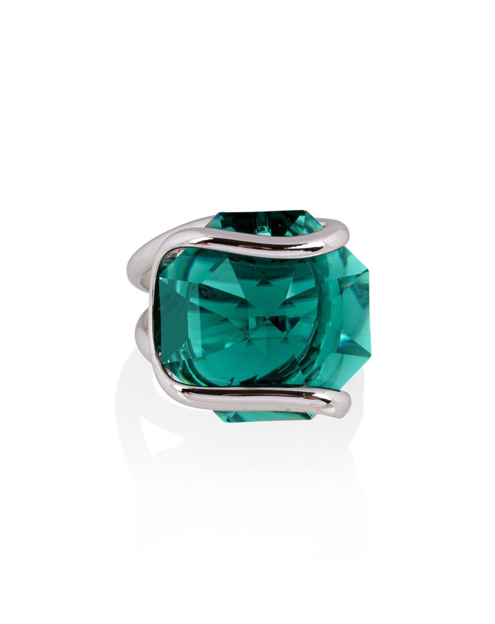 Andrea Marazzini - Bague cristal Swarovski Octagon Emerald