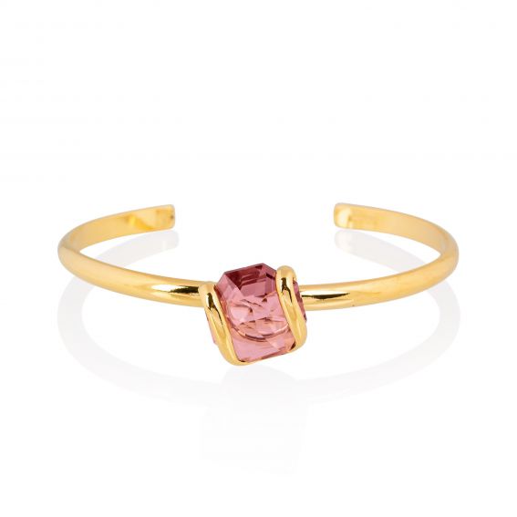 Andrea Marazzini bijoux - Bracelet cristal Swarovski Octagon Antique Pink