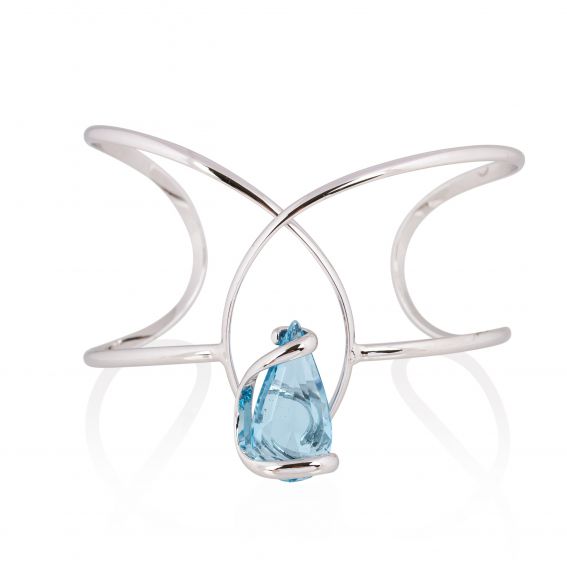 Andrea Marazzini bijoux - Bracelet cristal Swarovski Florence Aquamarine