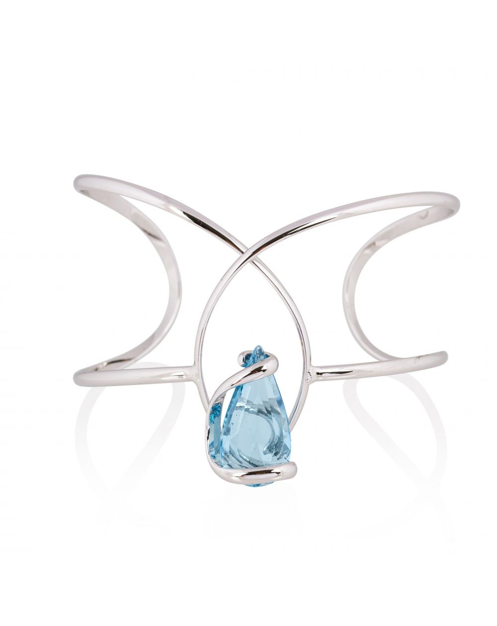 Andrea Marazzini bijoux - Bracelet cristal Swarovski Florence Aquamarine