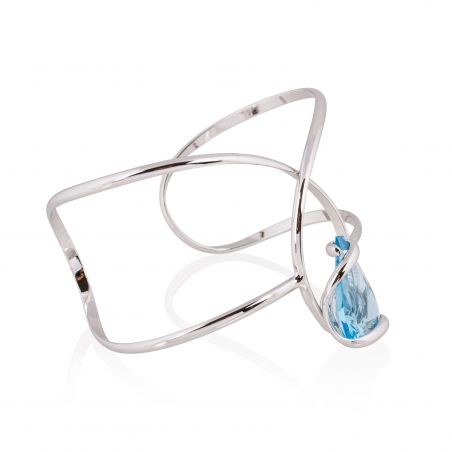 Andrea Marazzini bijoux - Bracelet cristal Swarovski Florence Aquamarine