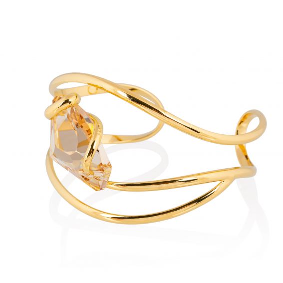 Andrea Marazzini bijoux - Bracelet cristal Swarovski Galactic Golden Shadow
