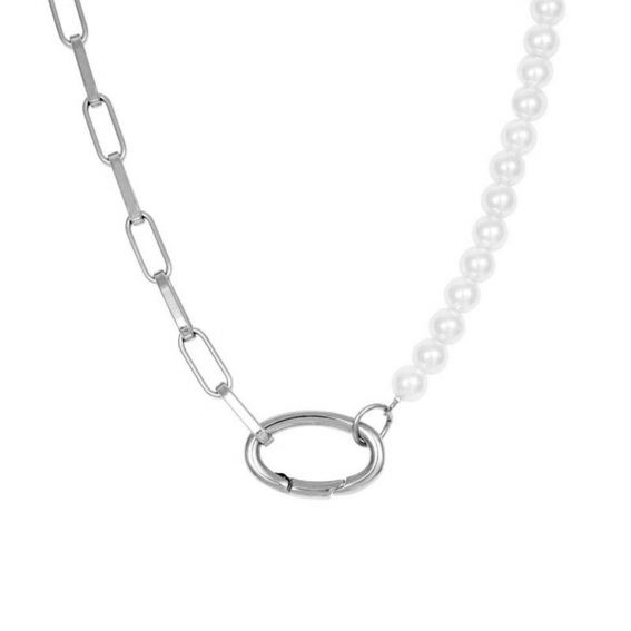 Collier iXXXi Square Chain perle | Collier de la marque iXXXi