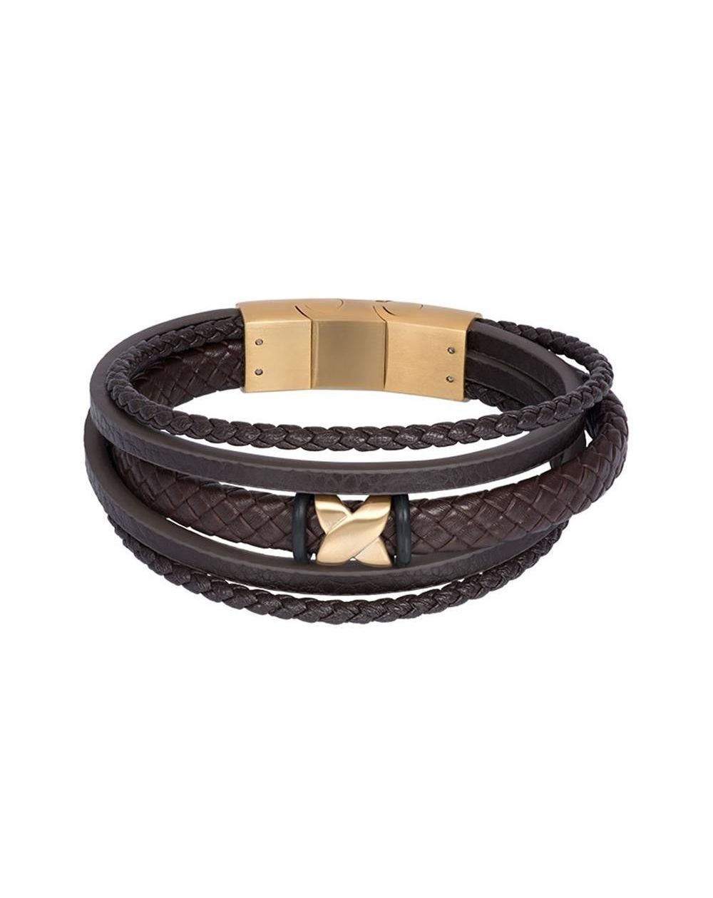 Bracelet iXXXi Elias doré| M00940  | Bijoux de la marque iXXXi
