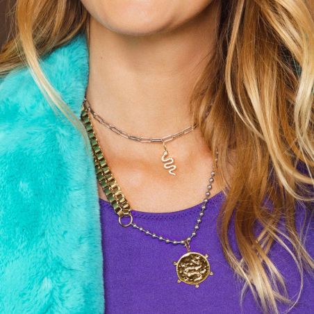 Collier Mya Bay Vegas bicolore - CO-137 - Bijoux et Marque Mya Bay