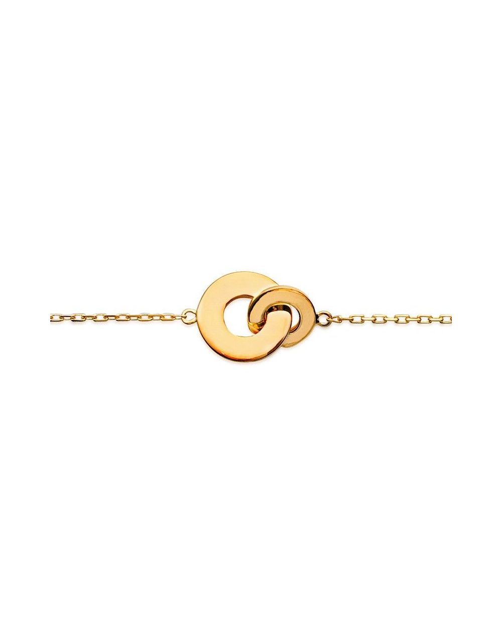 Bracelet pl-or 750 3mic