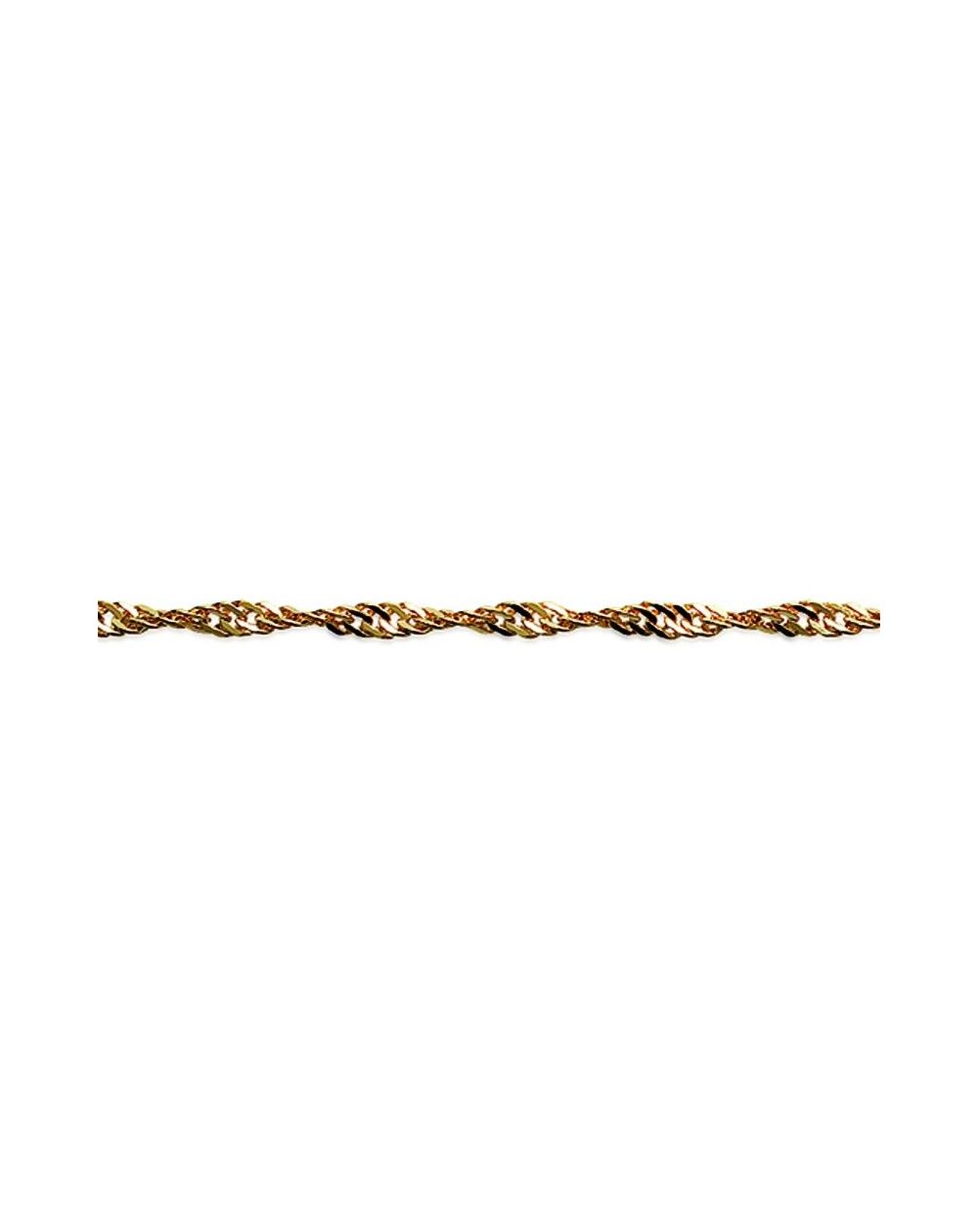Bracelet pl-or 750 3mic