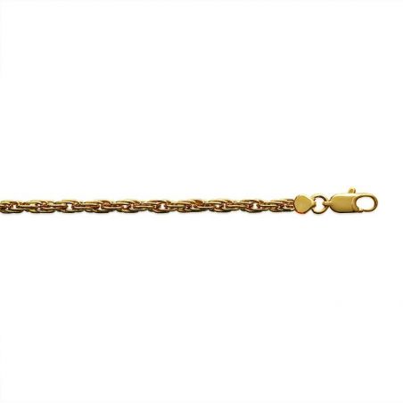 Bracelet pl-or 750 3mic