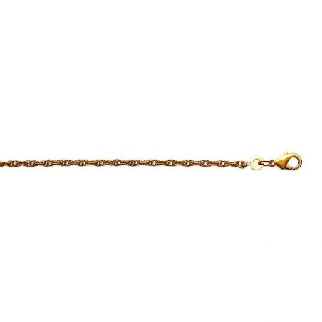 Bracelet pl-or 750 3mic